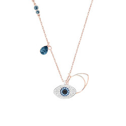 SWAROVSKI 施华洛世奇 Duo Evil Eye 5172560 恶魔之眼项链