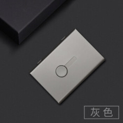 Richblue 悦利 1886 自动出纸名片夹 磨砂灰色