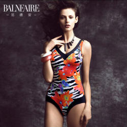 BALNEAIRE 范德安 60380 女士三角连体泳衣