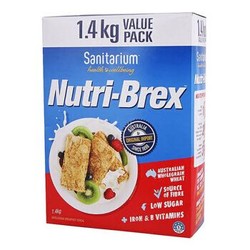 澳大利亚进口 欣善怡（Nutri-Brex）优粹麦即食麦片(冲调谷物制品) 原新康利 营养早餐 1.4kg/盒