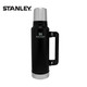  限地区：Stanley 史丹利 经典系列 不锈钢真空时尚大容量保温壶 1.4升 黑色　