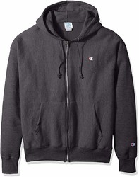 Champion LIFE 男式 Life Reverse Weave 全拉链连帽衫