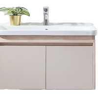  ARROW/箭牌 自洁釉一体 浴室柜组合+陶瓷洗脸盆+洗手盆  纯色 实木  