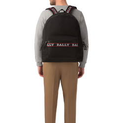 BALLY 巴利 Biggie系列 男士尼龙大容量双肩背包