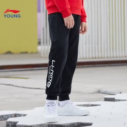 LI-NING 李宁 儿童运动长裤
