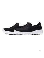 Skechers斯凯奇女鞋健步鞋舒适网布懒式硬地运动鞋15600综合训练鞋/室内健身鞋