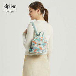 kipling女款迷你帆布轻便双肩背时尚休闲双肩包|MINI BACKPACK *2件