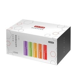 京东京造 超性能 彩虹 碱性电池 5号 40粒装