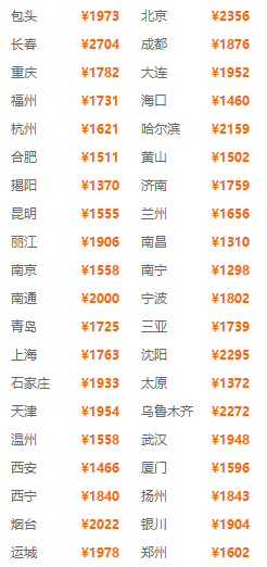 首尾住桂林市区+2晚宿阳朔！全国多地-桂林+阳朔6天5晚自由行