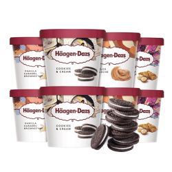 Häagen·Dazs 哈根达斯 冰淇淋礼盒 95ml*8杯