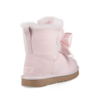 UGG 冬季女士雪地靴经典新奇系列蝴蝶结迷你短靴 1098360 SLPN | 海贝粉 40