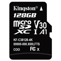 Kingston/金士顿 高速手机内存卡 Class 10高速 128G TF卡