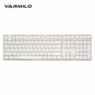 阿米洛（Varmilo） 苹果MAC机械键盘  108键德国樱桃轴体  键盘 白灯 MAC108键苹果双系统 德国cherry红轴