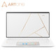 ARTONE 手工真皮 18K镀金轻奢本 13.3英寸全面屏 双屏 轻薄笔记本电脑(i7-10510U 16G 1TSSD MX250 2G)白色