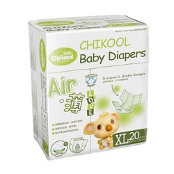 奇酷（Chikool）Air薄超薄超轻纸尿裤加大号XL20片