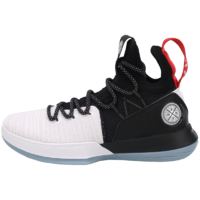 LI-NING 李宁 男子篮球鞋  ABAP005-1 标准白/标准黑 43.5