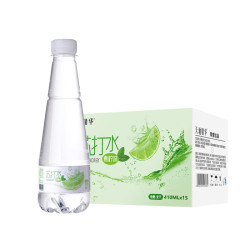 天地精华 青柠味 苏打水 410ml*15瓶 *5件