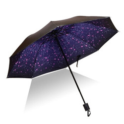 星空雨伞学生折叠紫外线防晒遮阳伞晴雨伞两用