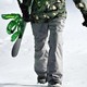探路者滑雪裤男女秋冬户外防水蓄热保暖单板滑雪裤