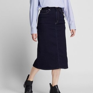 UNIQLO 优衣库 420366 女款牛仔中裙