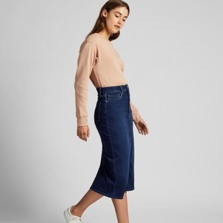 UNIQLO 优衣库 420366 女款牛仔中裙