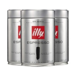 illy 意利 意式进口咖啡粉 250g*3罐