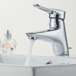 TOTO卫浴面盆台盆龙头 DL321 洗脸盆用单孔混合水龙头带提拉下水