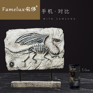 Famelux 名侈 恐龙标本化石模型摆件