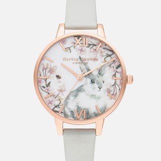 OLIVIA BURTON Pretty Blossom 兔子图案 女士时装腕表