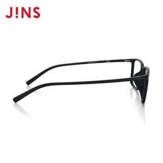 JINS 睛姿 JINMRF18S245 男士TR90近视镜框可加防辐射镜片 亚光黑色