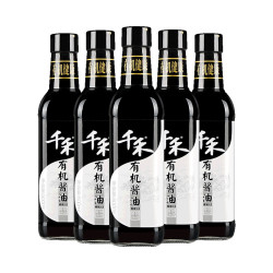 千禾 有机酱油 500ml*5瓶