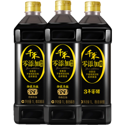 千禾 御藏380天酱油 1L*3瓶