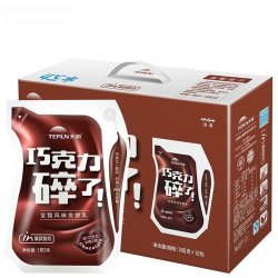 天润(TERUN)新疆特产巧克力碎了酸奶浓缩酸牛奶 180g*12袋 *2件