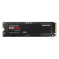 SAMSUNG 三星 970 PRO M.2 NVMe 固态硬盘 512GB