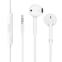 苹果Apple 原装线控入耳式手机耳机 有线耳机 earpods 3.5mm接口 白色 MNHF2FE/A