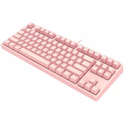 ikbc机械键盘有线 cherry樱桃轴茶轴红轴 粉色黄色女生C200/C210