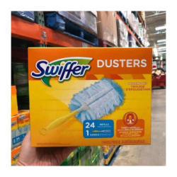 现货 美国Swiffer Duster 180度神奇除尘掸24张+1手柄 24张(带手柄 无味)