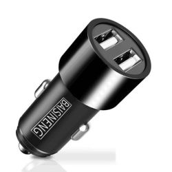 百思能 车载充电器 双USB口