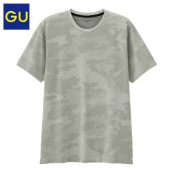 GU 极优 314924 男装侧面无缝T恤短袖