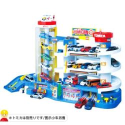 多美(TAKARA TOMY)430865CN TOMY多美卡汽车大楼合金小汽车电动轨道套装
