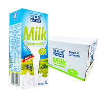 LVLINB 绿林贝 脱脂纯牛奶 1L*12盒 *3件