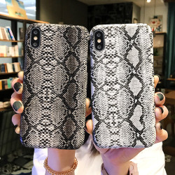 GGUU 质感蛇皮纹苹果x手机壳奢华欧美风7plus皮质硬壳iphonexr个性时尚8潮流