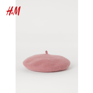 H&M H＆M 羊毛毡贝雷帽HM0732311 (粉色，黑色)