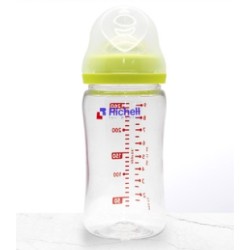 Richell 利其尔 新生儿防胀气宽口径奶瓶 320mL