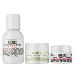 科颜氏（Kiehl's）牛油果眼霜经典小套装（牛油果眼霜14g+中样*2）化妆品套