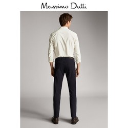 Massimo Dutti 男装 2019秋冬新款修身版仿牛仔布棉质长裤 00030030401