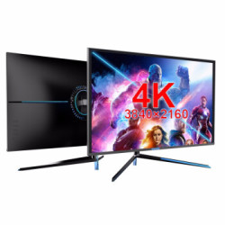 松人 240E 23.8英寸显示器4K 2K 144HZ IPS高清液晶 游戏电竞 台式电脑屏幕 磨砂黑
