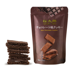 泰国进口 樱太郎SAKURA TARO巧克力味曲奇饼干40g 网红休闲零食小吃