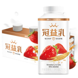 蒙牛 冠益乳 燕麦+草莓味 250g*4瓶