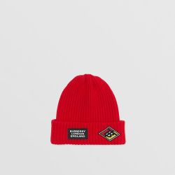 Burberry 80257311 罗纹羊毛帽